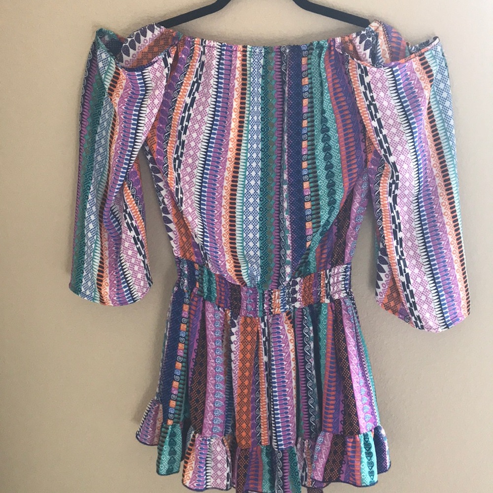Surf Gypsy off the shoulder Dress new with tags L